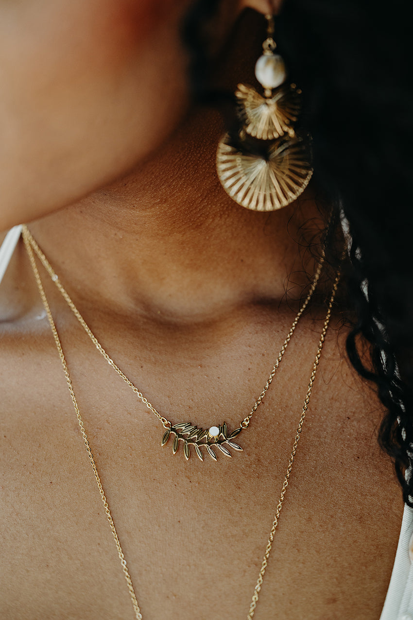 BOUCLES D'OREILLE SUNSET LONGUES - TROPIQUES