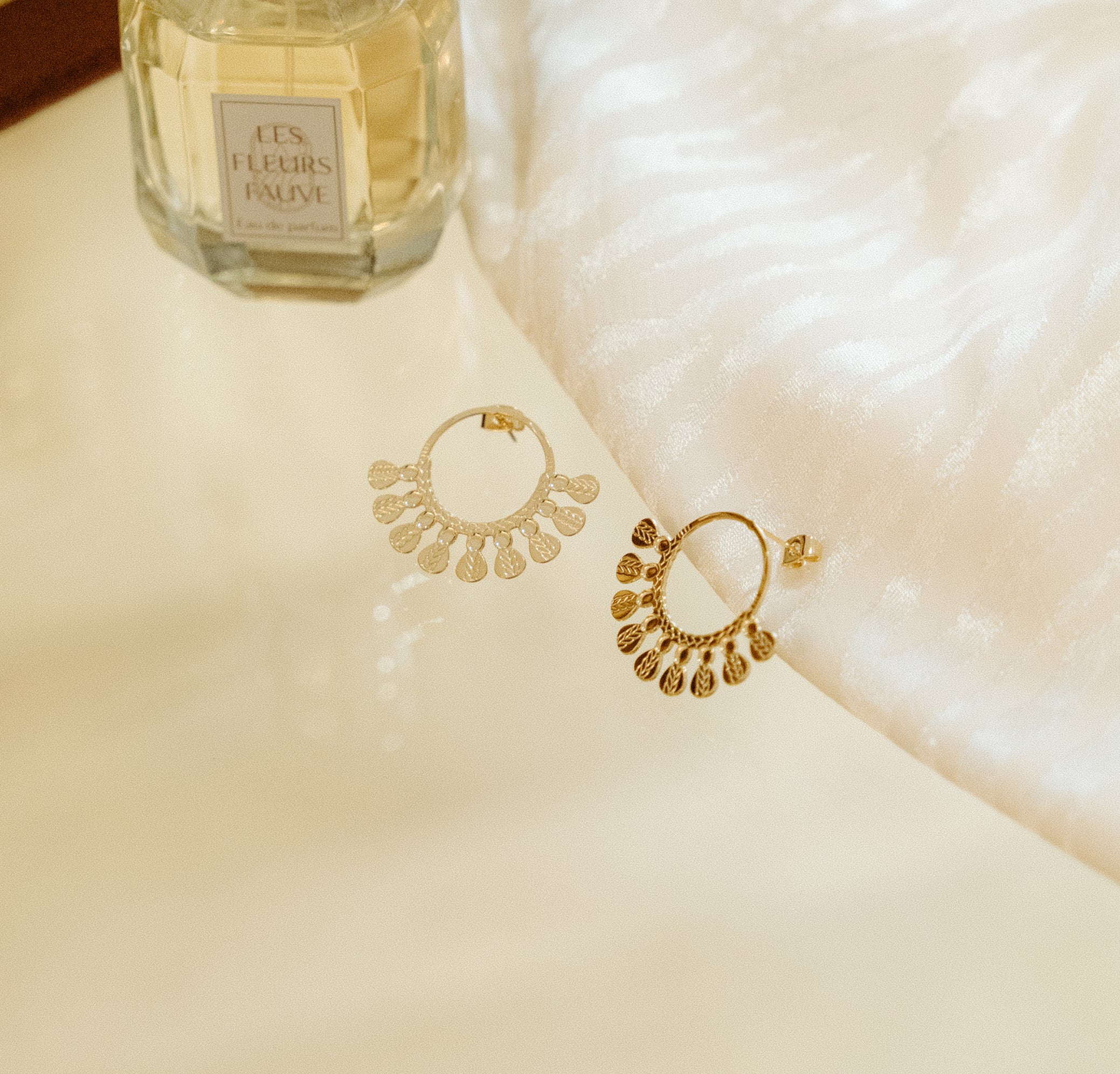 BOUCLES D'OREILLES ANNEAU TANZA - ZANA