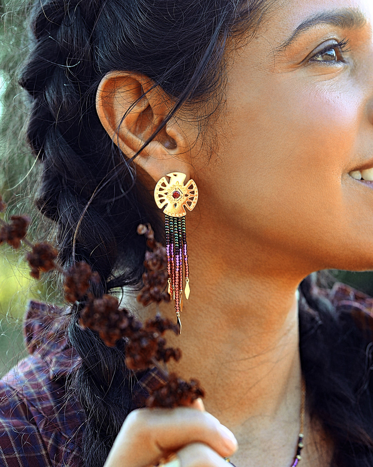 BOUCLES D'OREILLE AMOVIBLES SUMAQ - PACHAMAMA