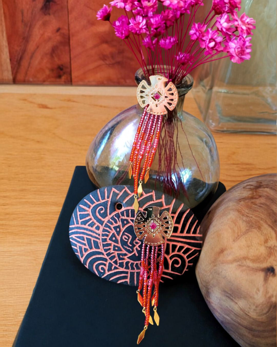 BOUCLES D'OREILLE AMOVIBLES SUMAQ - PACHAMAMA
