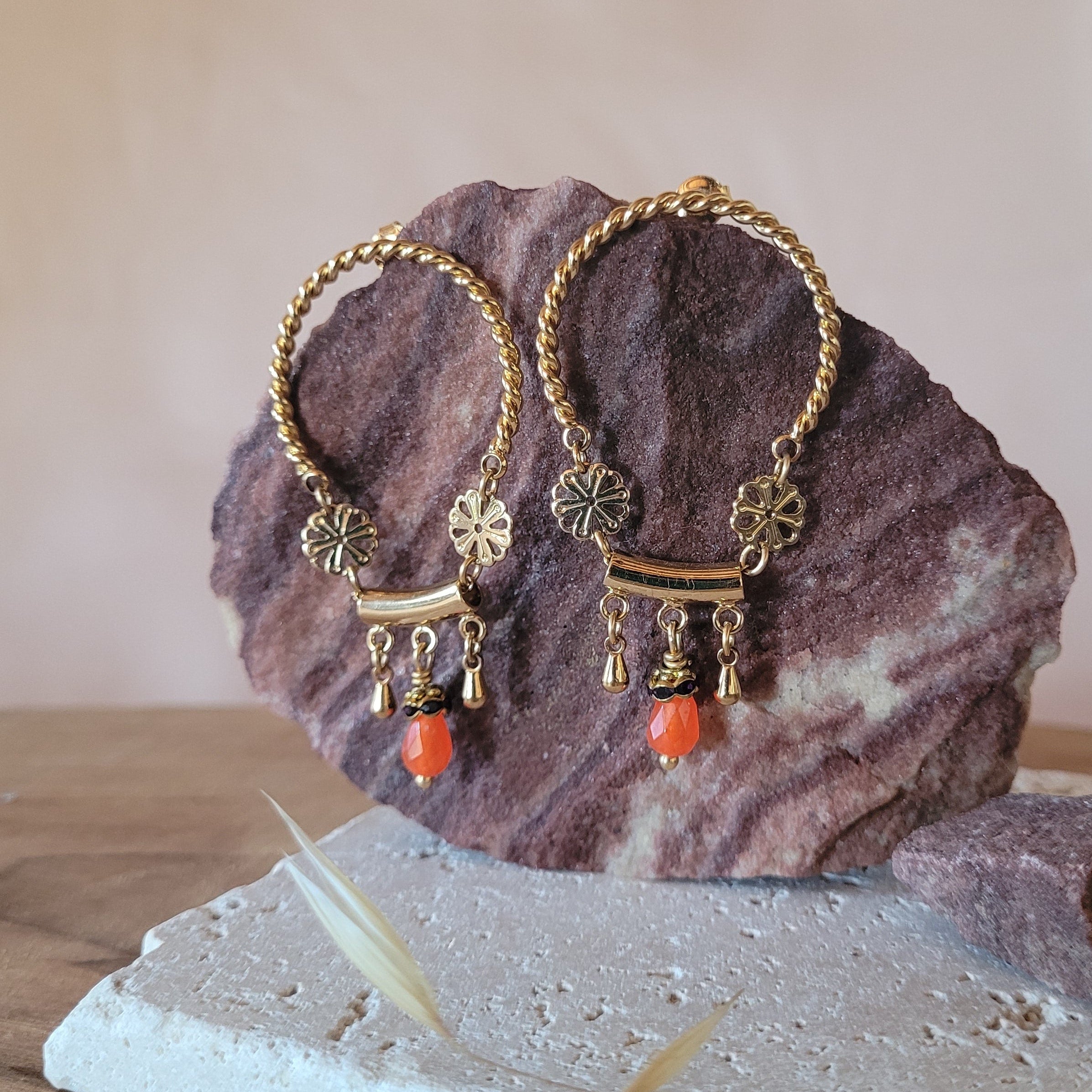 BOUCLES D'OREILLE TORSADE - DEHLI