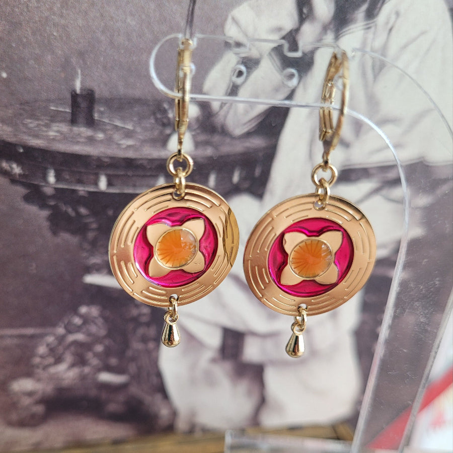 BOUCLES D OREILLES LOTUS - AKHA