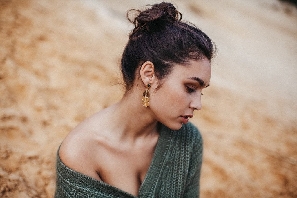 BOUCLES D'OREILLES ARTICULÉES NAMIB