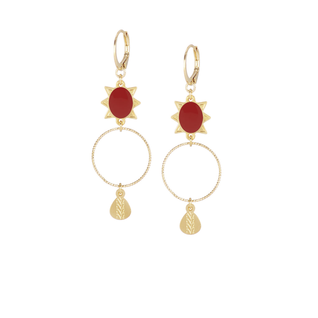 BOUCLES D'OREILLES ZAMBIE TRIO