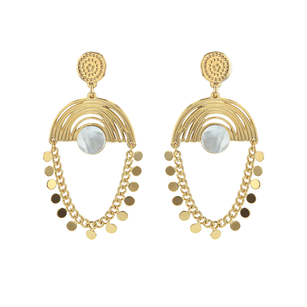 BOUCLES D'OREILLES POIS - ORIGINES