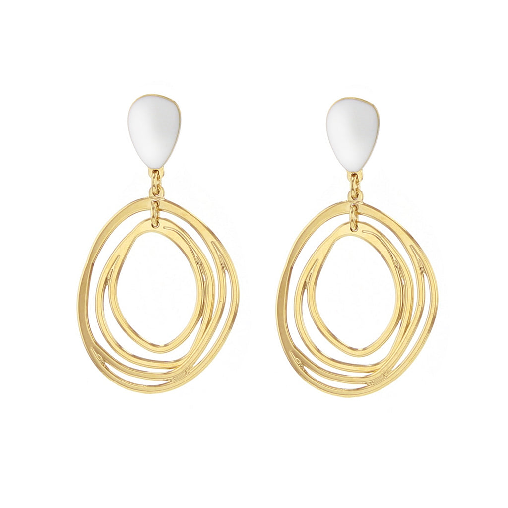 BOUCLES D'OREILLES ONDES GRAPHIQUES- ORIGINES
