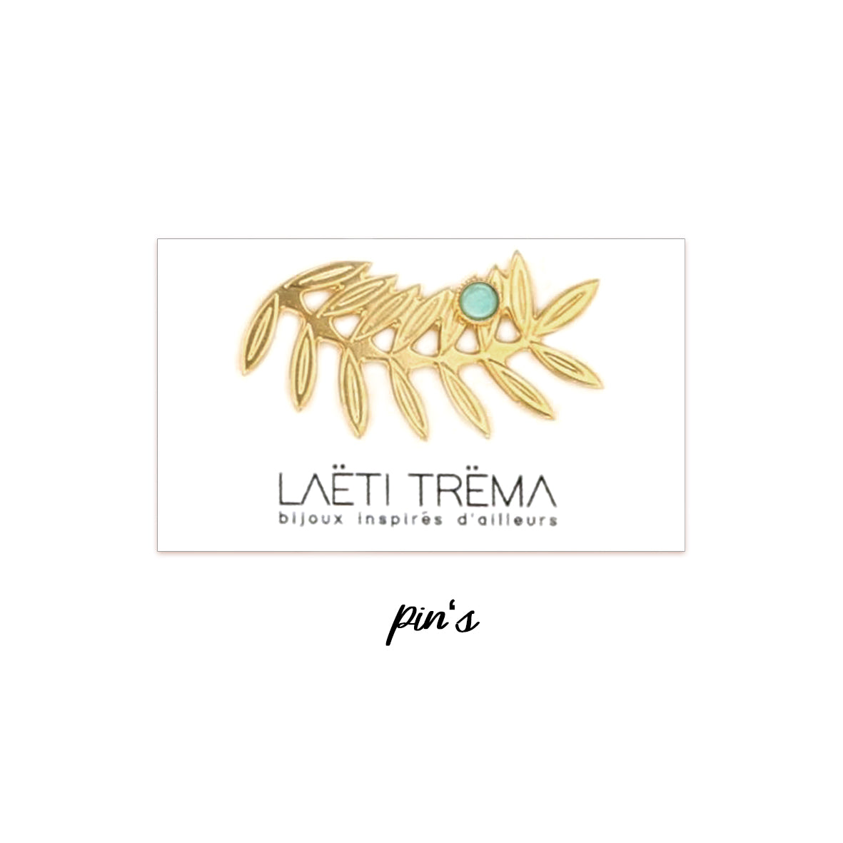 Pin's ALANG bleu clair