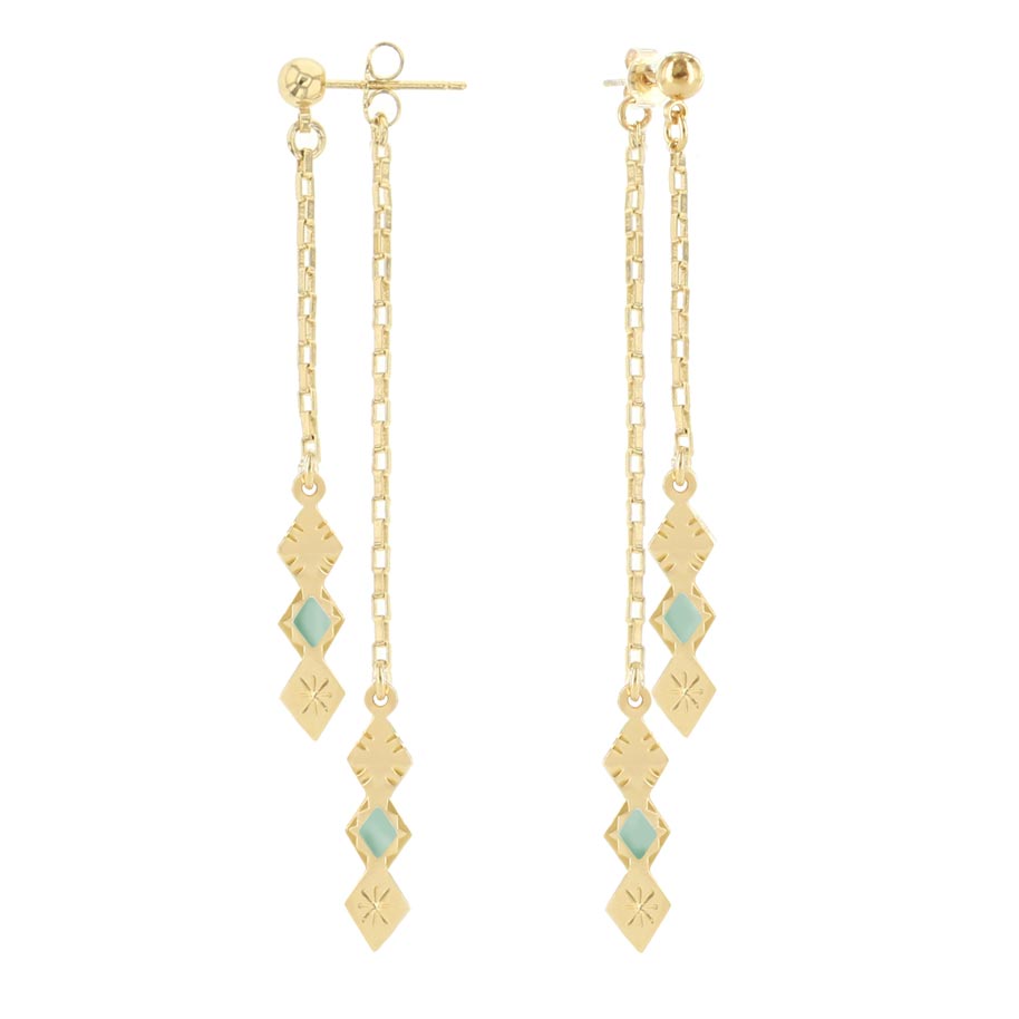 BOUCLES D'OREILLES TAZZARINE DOUBLE - ZAGORA