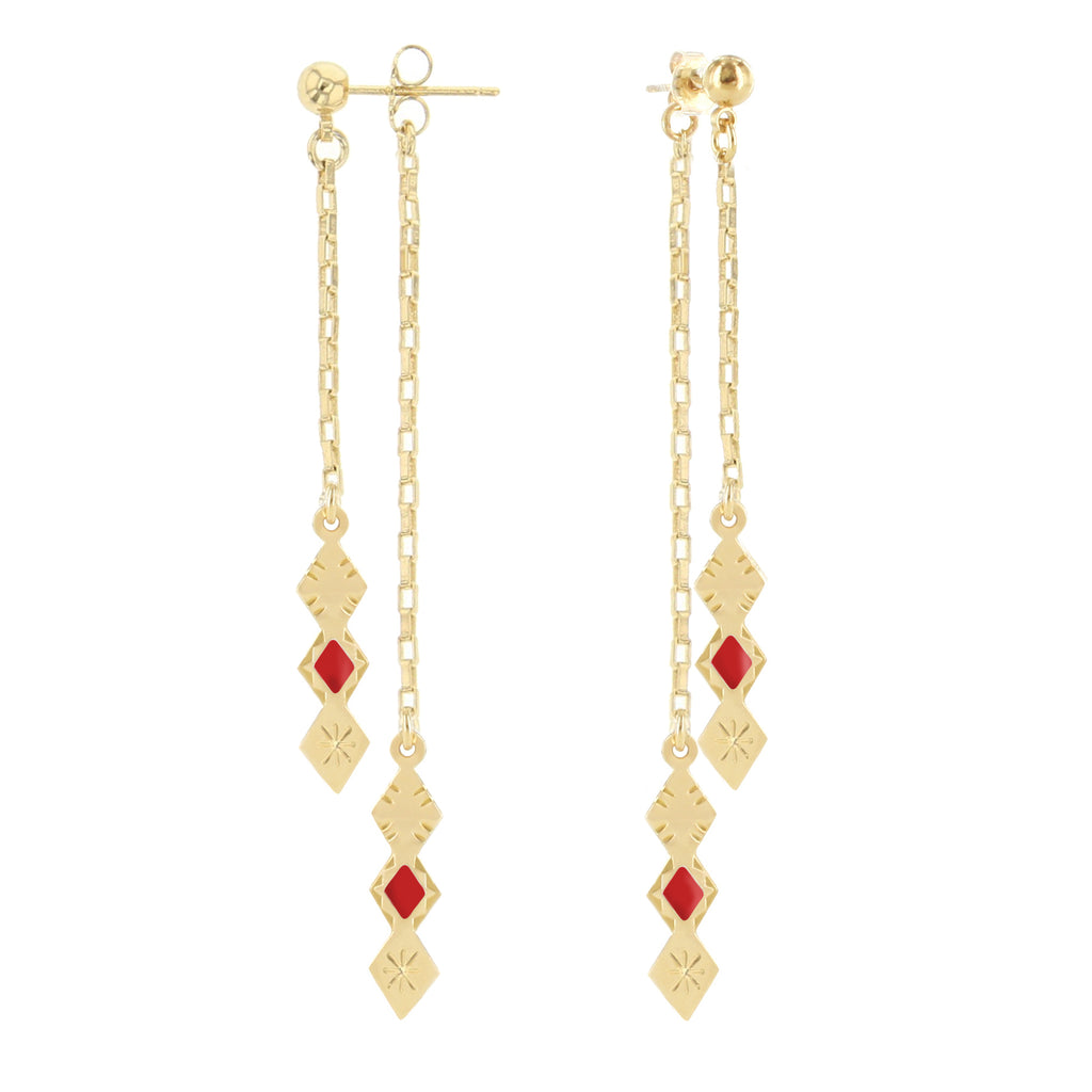 BOUCLES D'OREILLES TAZZARINE DOUBLE - ZAGORA